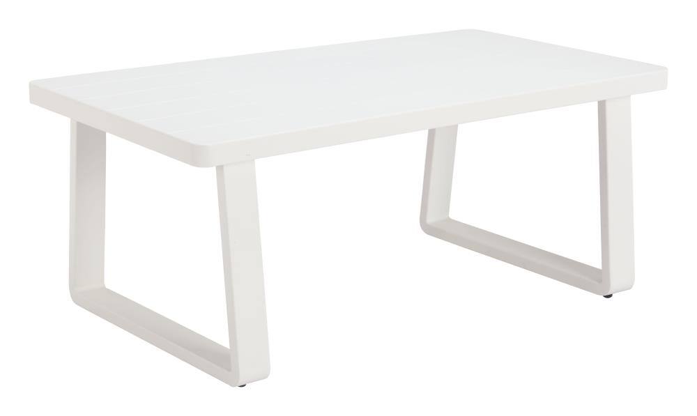 Front. Hivvago - Welt Coffee Table White - White.