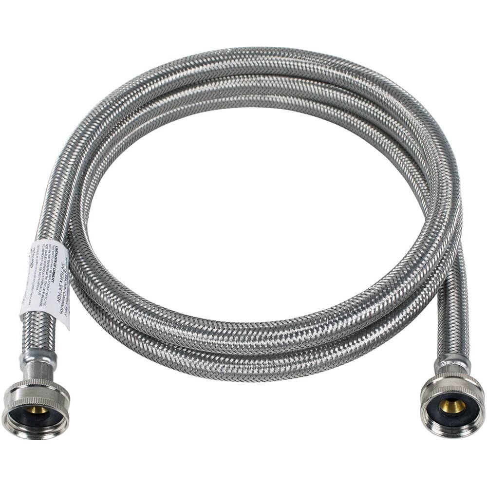 Alt View 1. Certified Appliance Accessories - Arrow Industries STS5FTHOSE Stainless 5 Foot Hose - Black.