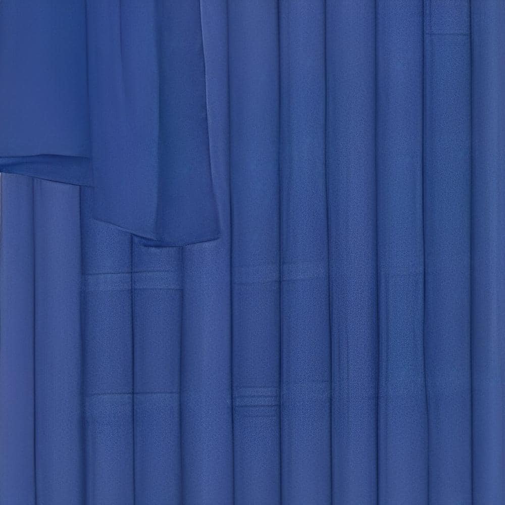 RT Designers Collection - RT Designers Celine Navy Sheer Rod Pocket Curtain Panel 60" x 90" - Blue