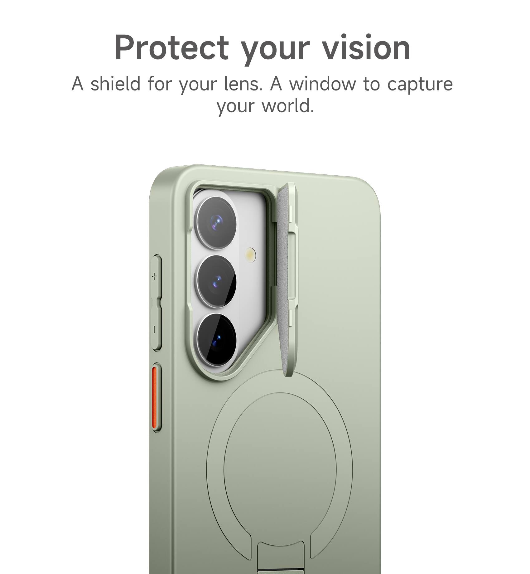 Protect your vision  
A shield for your lens. A window to capture your world.