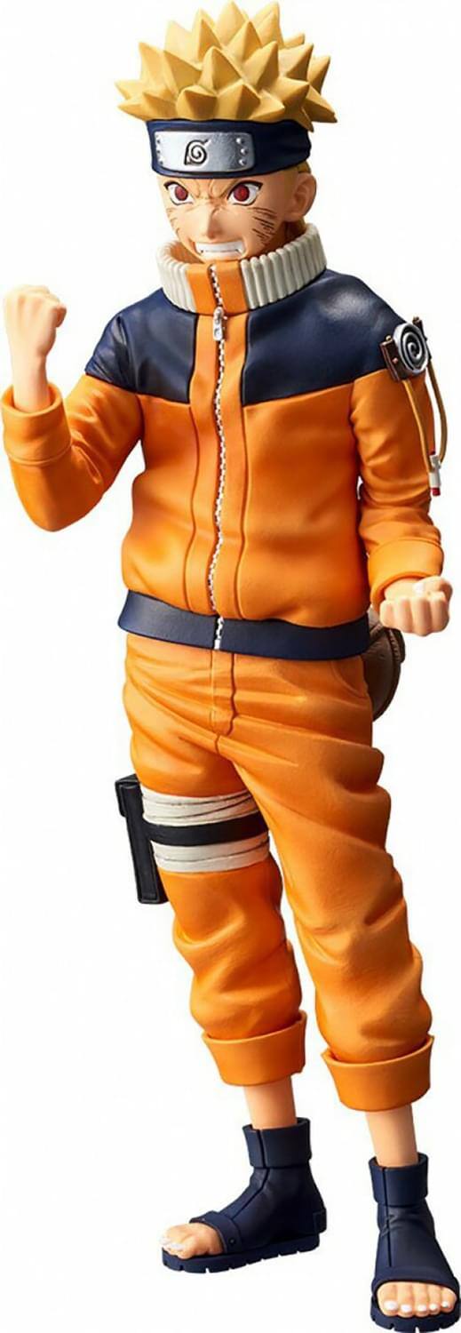Front. Little Buddy - Naruto Grandista Nero #2 Uzumaki Naruto Banpresto Figure - Orange.