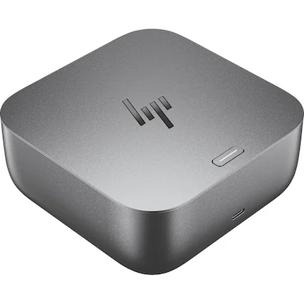 Front. HP - Thunderbolt 4 100W G6 Dock - for Desktop PC, Notebook - Charging Capability - 120 W - Thunderbolt 4-4 Displays Supported.