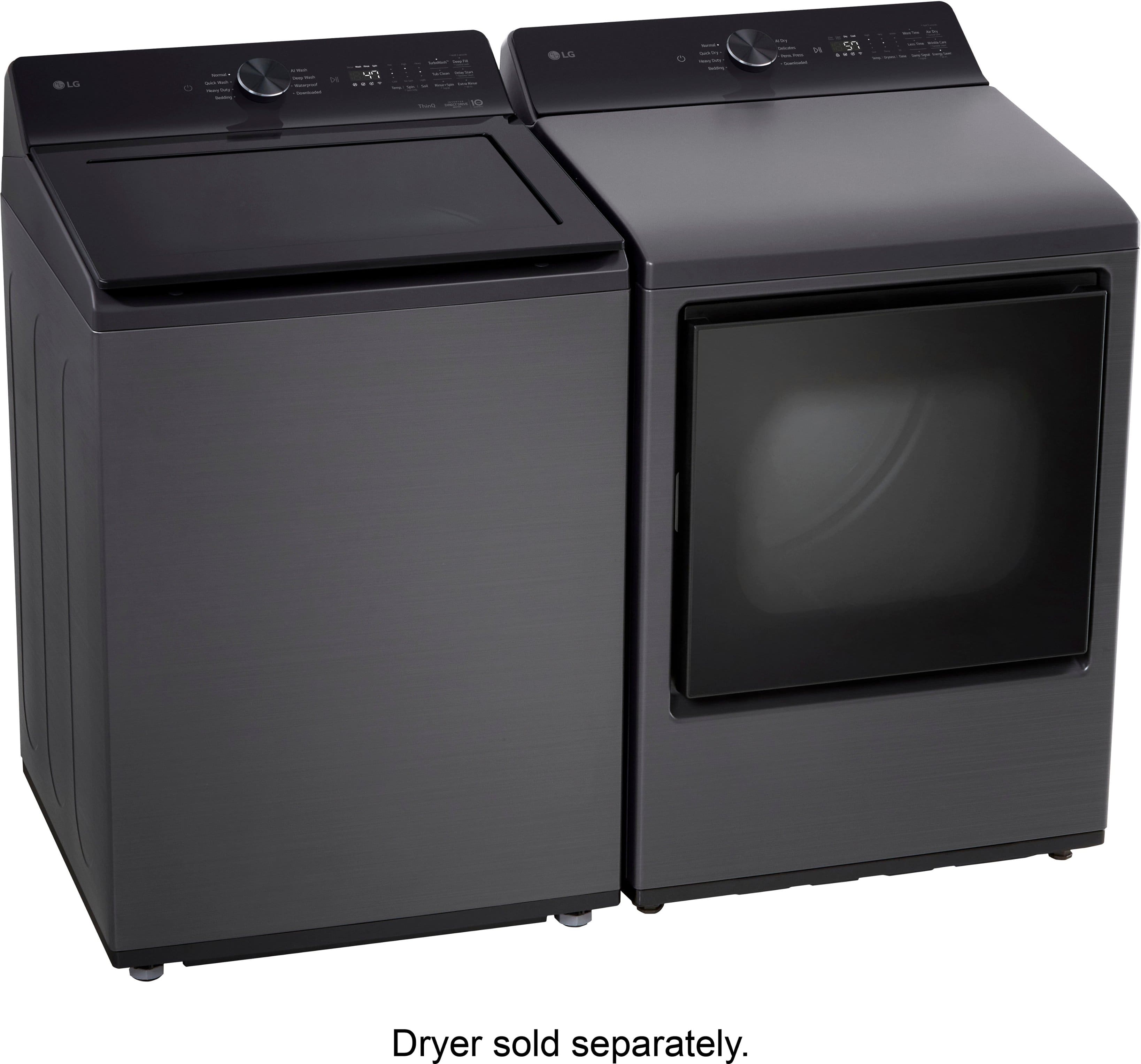 Dryer sold separately.