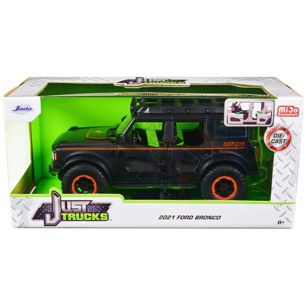 Jada MiJo Exclusives ADDICTIVE 1 DIE-CAST J UST TRUCKS + 2021 FORD BRONCO