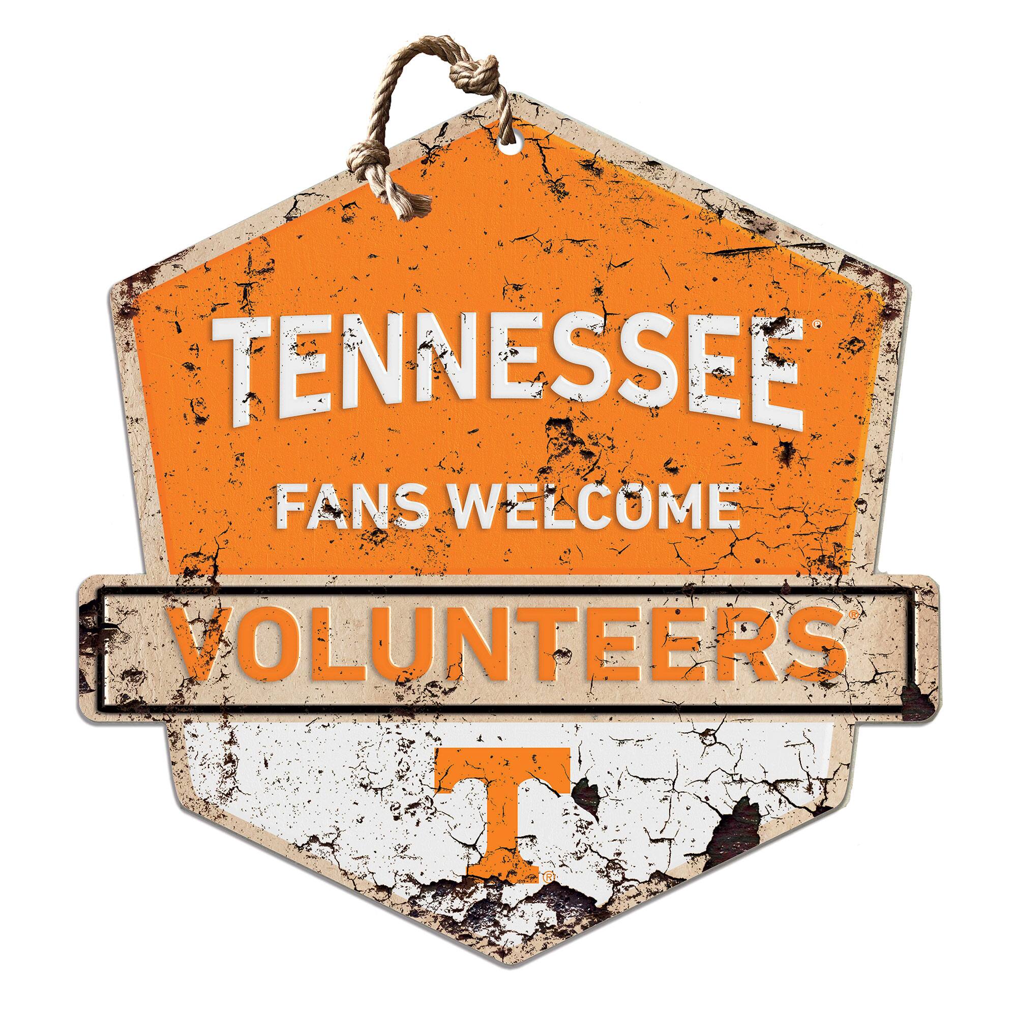 Tennessee Volunteers Fans Welcome Sign