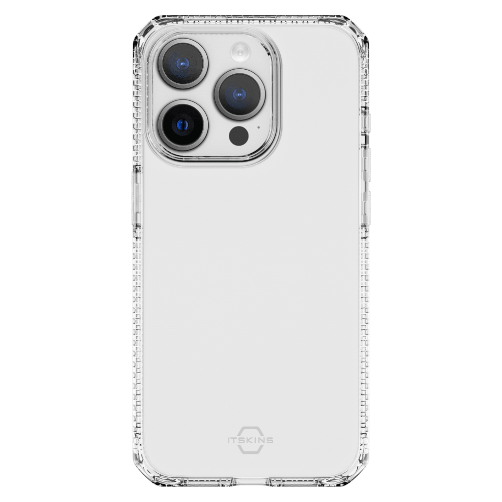 Front. Itskins - Spectrum_R Clear Case for Apple iPhone 15 Pro Max - Clear.