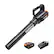 Front Zoom. WORX - 20V TURBINE 75 MPH 360 CFM Cordless Leaf Blower (1 x 4.0 Ah Batteries & 1 x Charger) - Black.