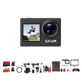 SJCAM - SJ4000 Dual Screen Action Camera Bundle