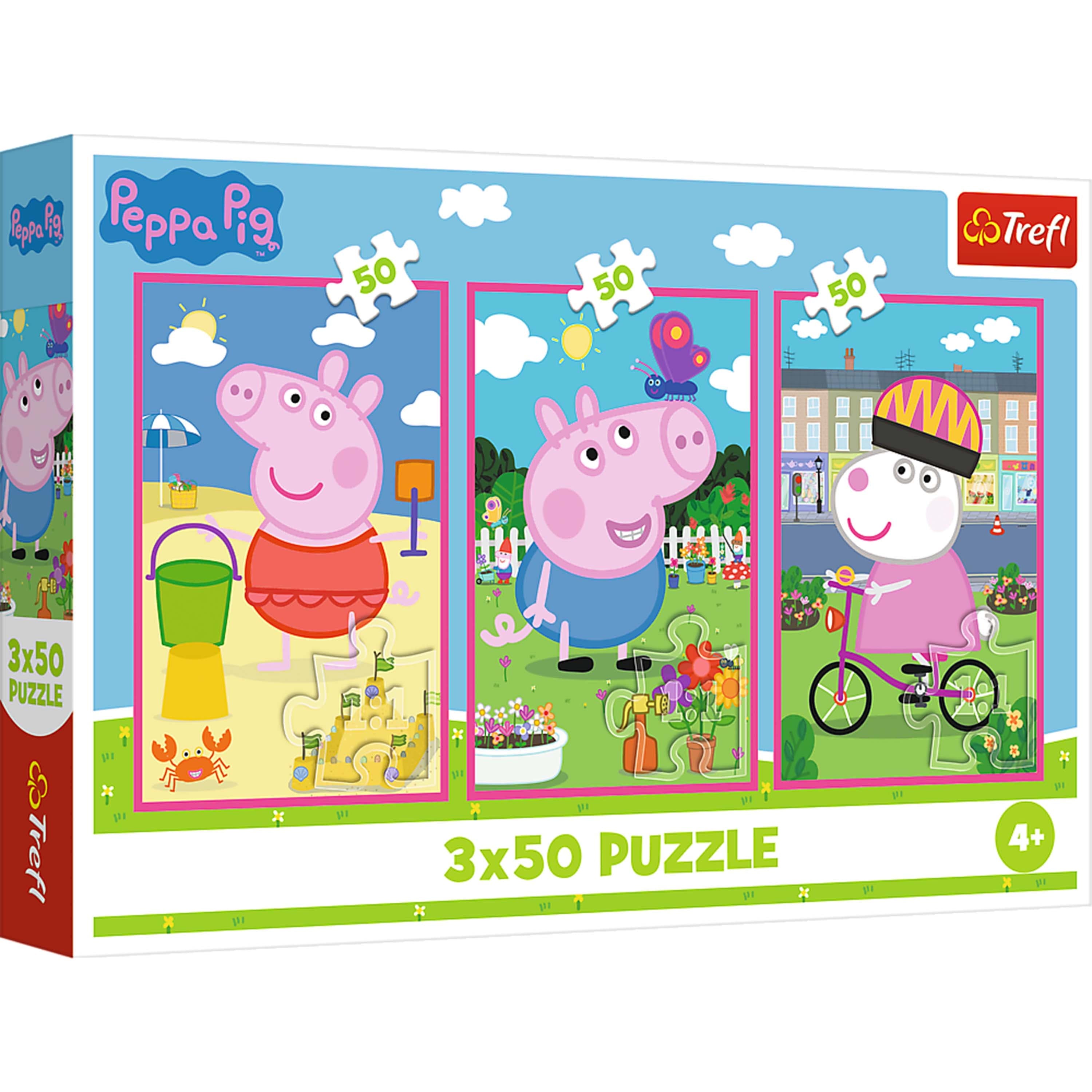 Trefl - Kids Peppa Pig The Power of Friendship 3x50 Piece Jigsaw Puzzle