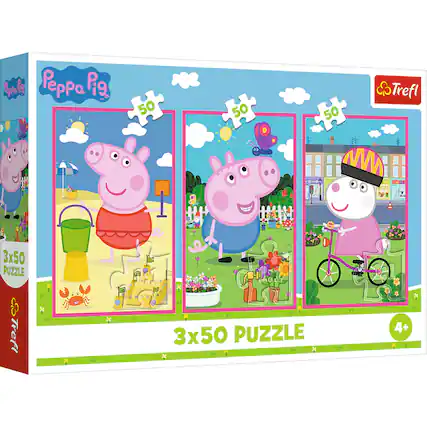 Peppa Pig
3x50 PUZZLE
Trefl
4+