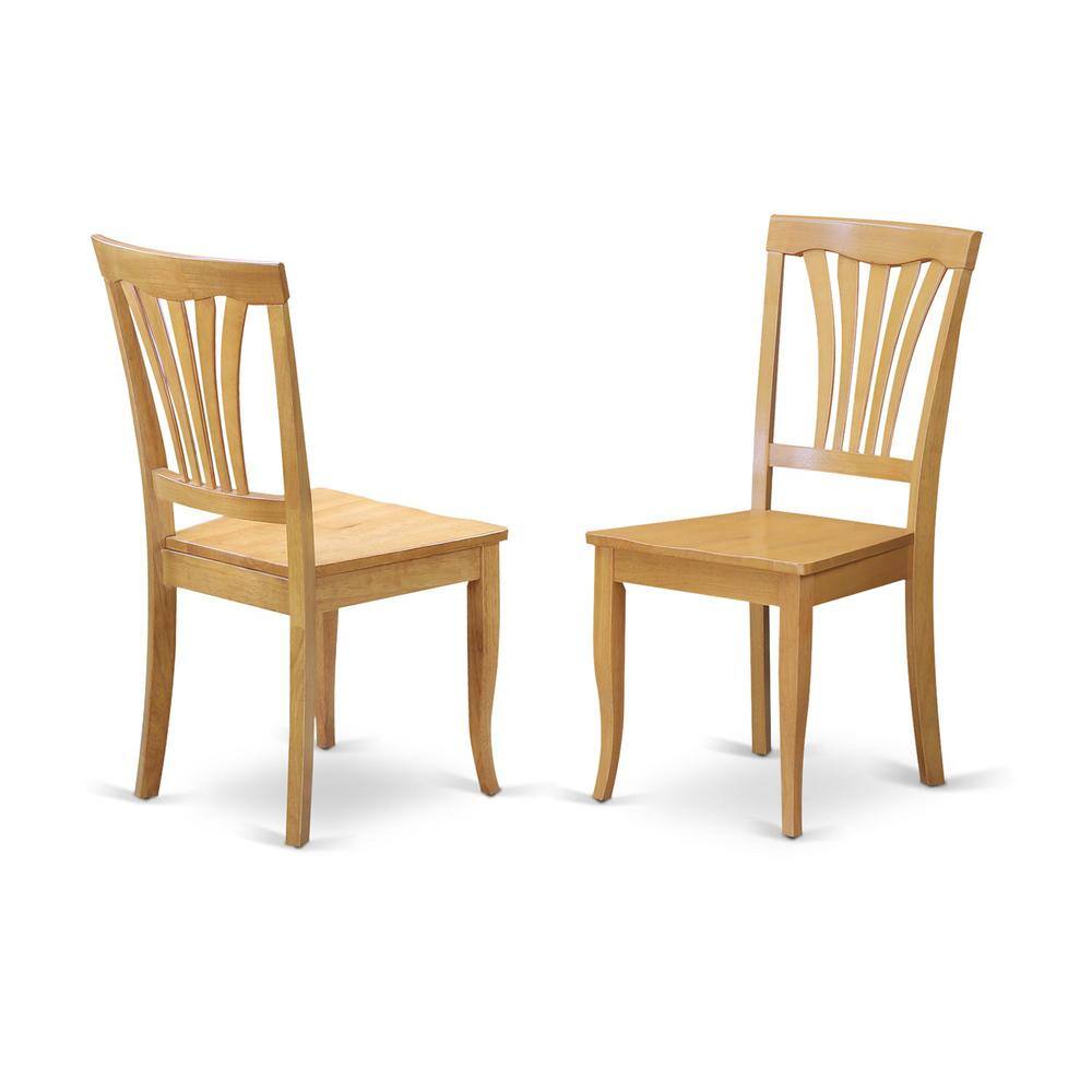 Angle. East West Furniture - 5 Pc small Kitchen Table and Chairs set -square Dinette Table and 4 Kitchen Chairs - Oak.