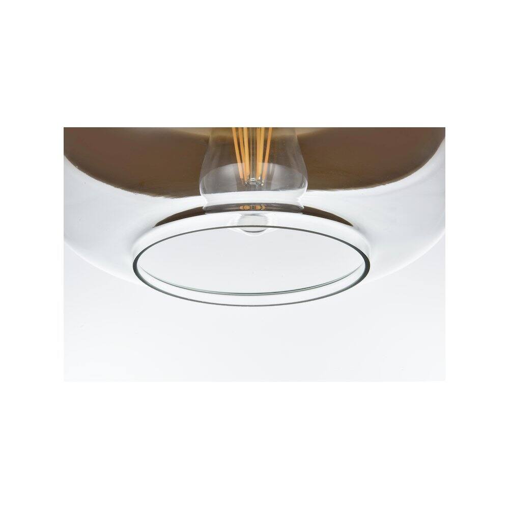 Alt View 5. Living District - Ashwell 10 Inch Pendant Clear Shade in Satin Gold - Satin Gold And Clear.