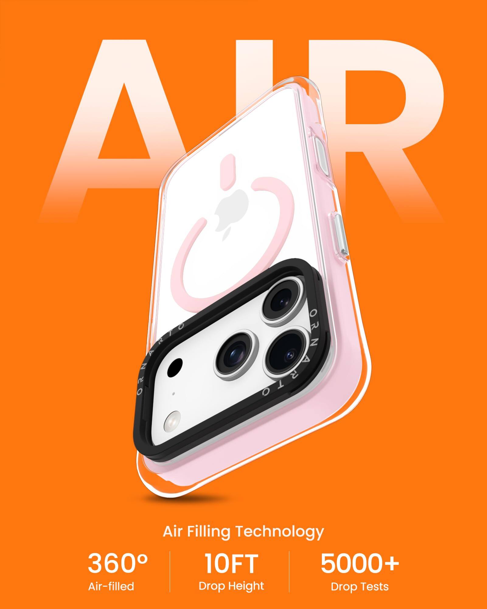 AR A R  
ARTO  
nO ORNO  
A Air Filling Technology  
360°  
10FT  
5000+  
Air-filled Drop Height Drop Tests