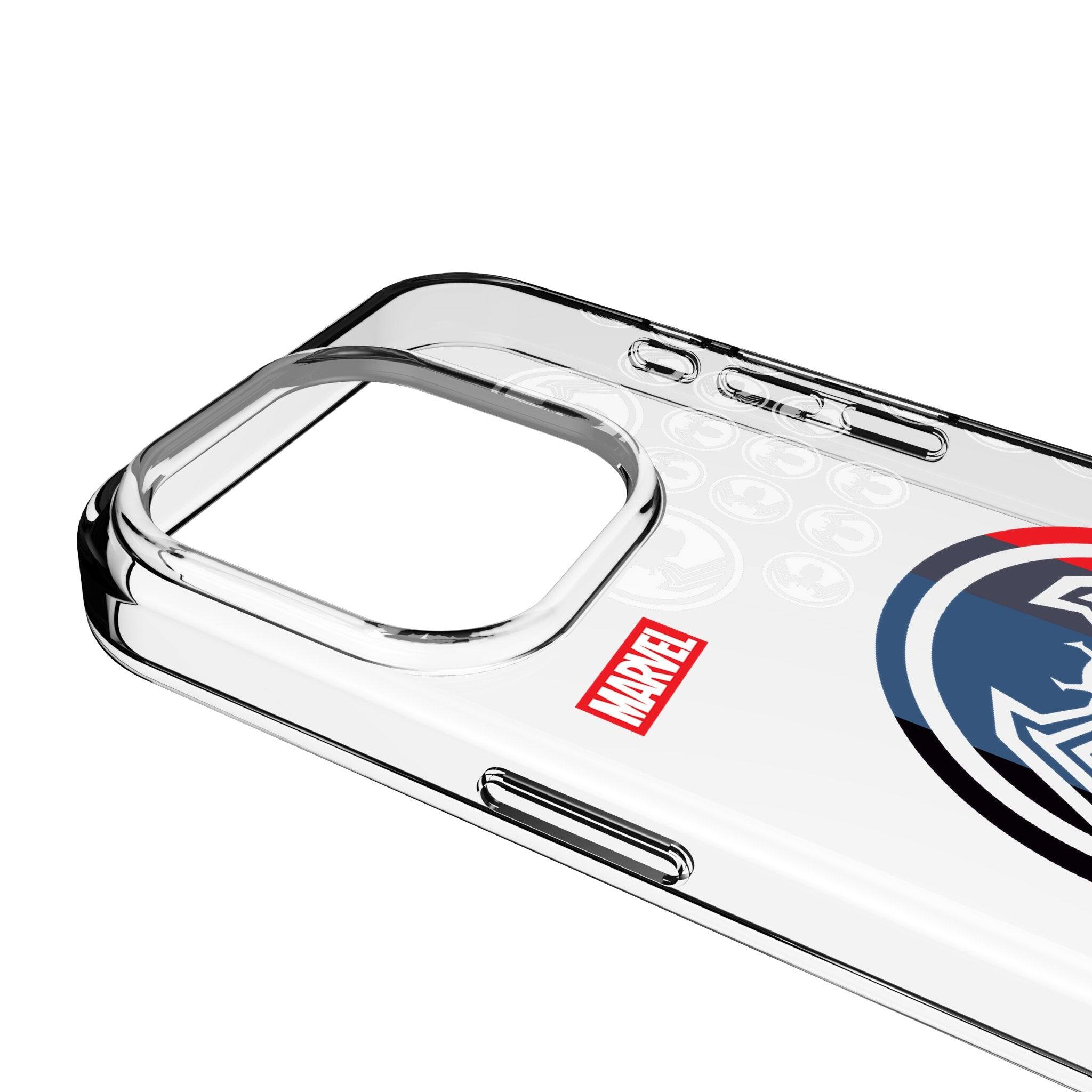 Left. Keyscaper - Marvel Sigil Clear Phone Case - Apple iPhone 15 Pro Max - Venom.
