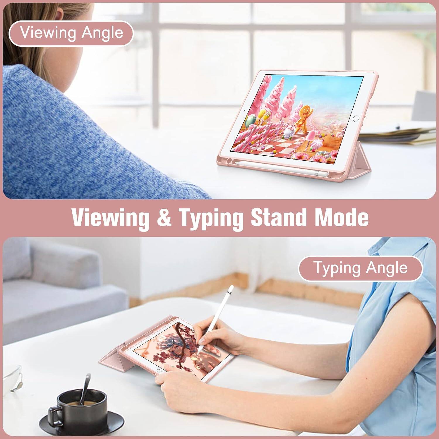 Viewing Angle  
Viewing & Typing Stand Mode  
Typing Angle
