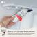 LG 7 Water Filter LG SEGCREDON 9
WARNING
Quick & Easy Replacement
Change your LG water filter in minutes
Simply twist to remove the old filter, then push the new one in place and twist until tightened—no tools required
