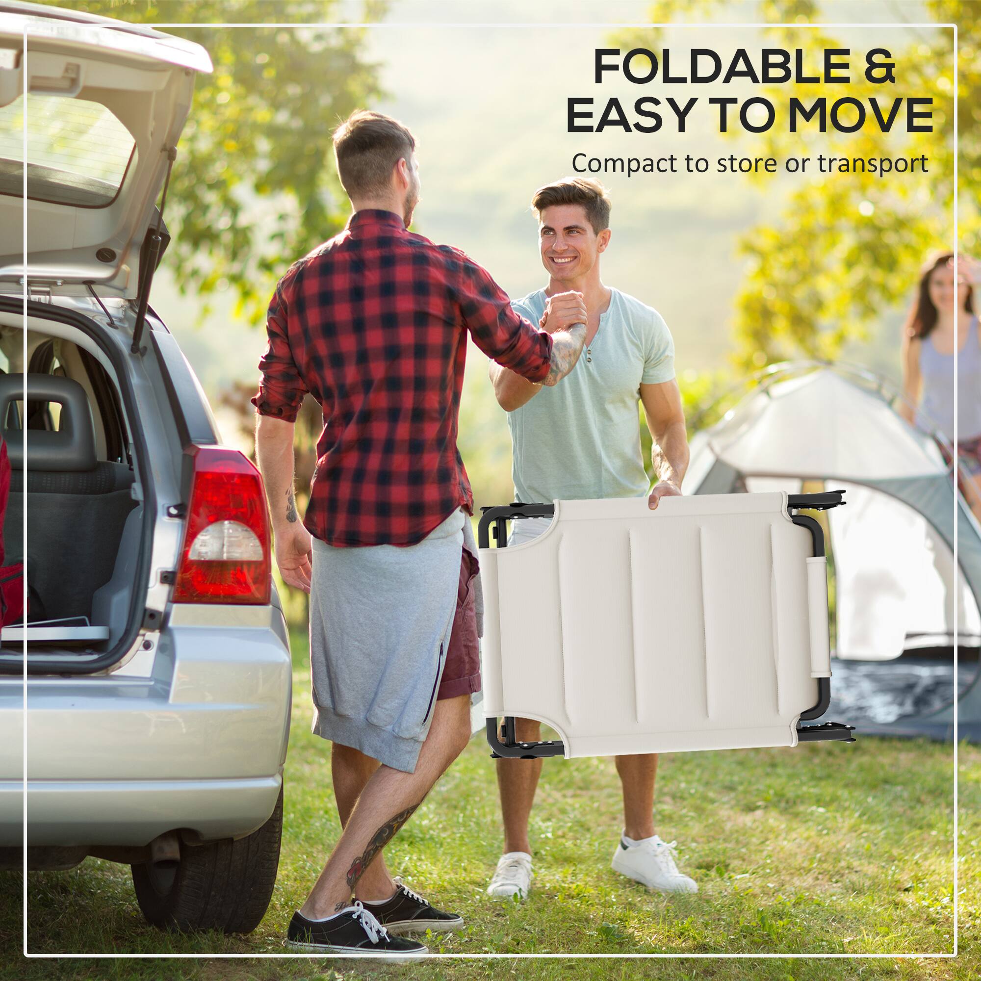 FOLDABLE & EASY TO MOVE
Compact to store or transport