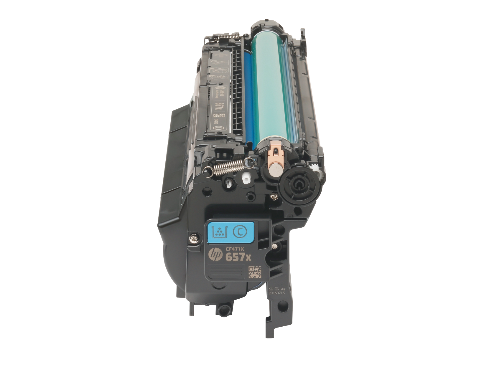 HP - 657X High Yield Cyan Original LaserJet Toner Cartridge, ~23,000 pages, CF471X