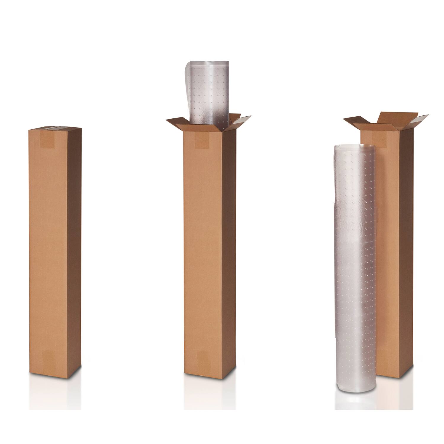 Left. Deflecto - Deflecto SuperGrip Multi-surface Chair Mat - Clear.