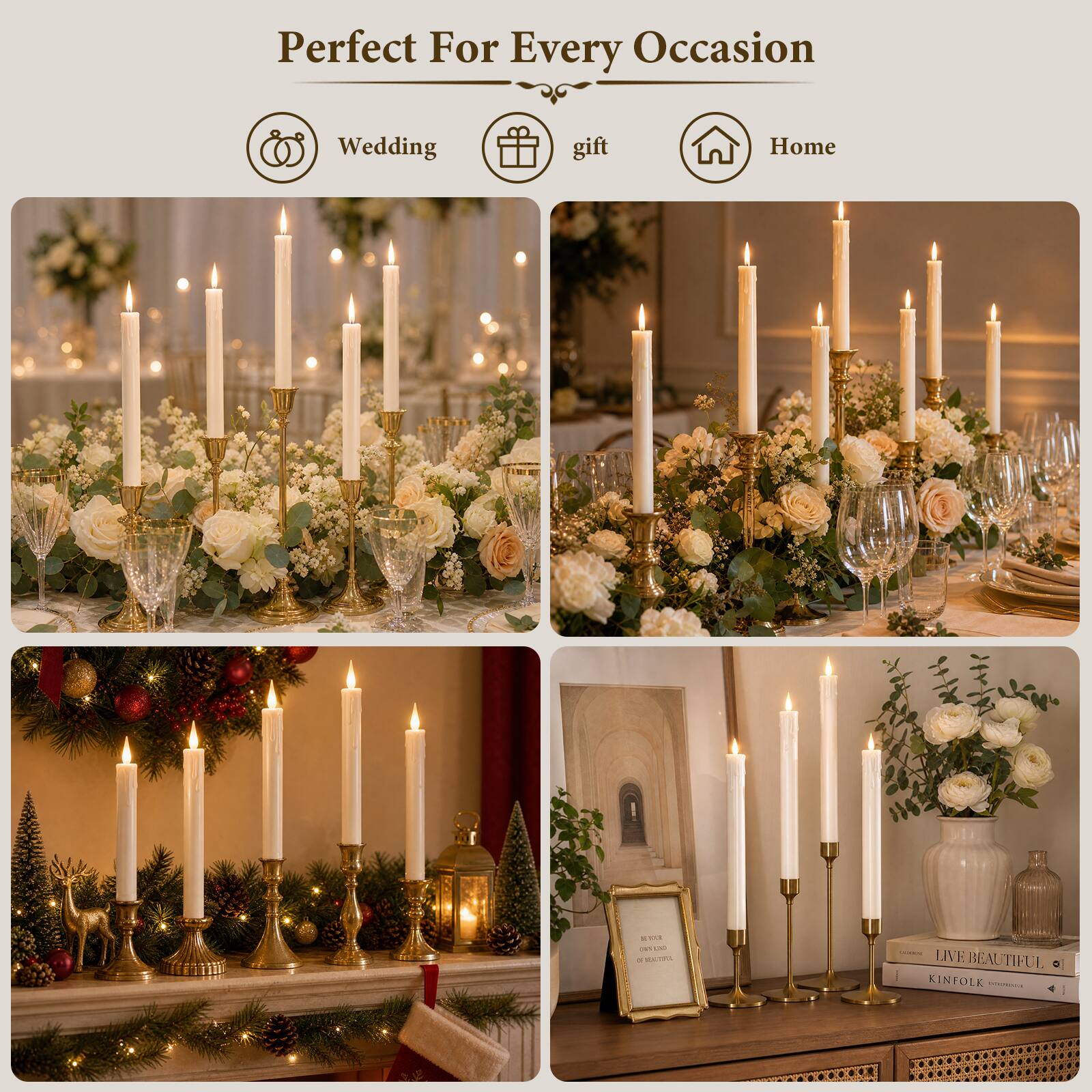 Perfect For Every Occasion  
Wedding  
gift  
Home  

R FOX 035.00 ORT 1000 of MACIFICIAL TEA  
EXCORIES LIVE BEAUTIFUL KINFOLK DOLLAMBILE