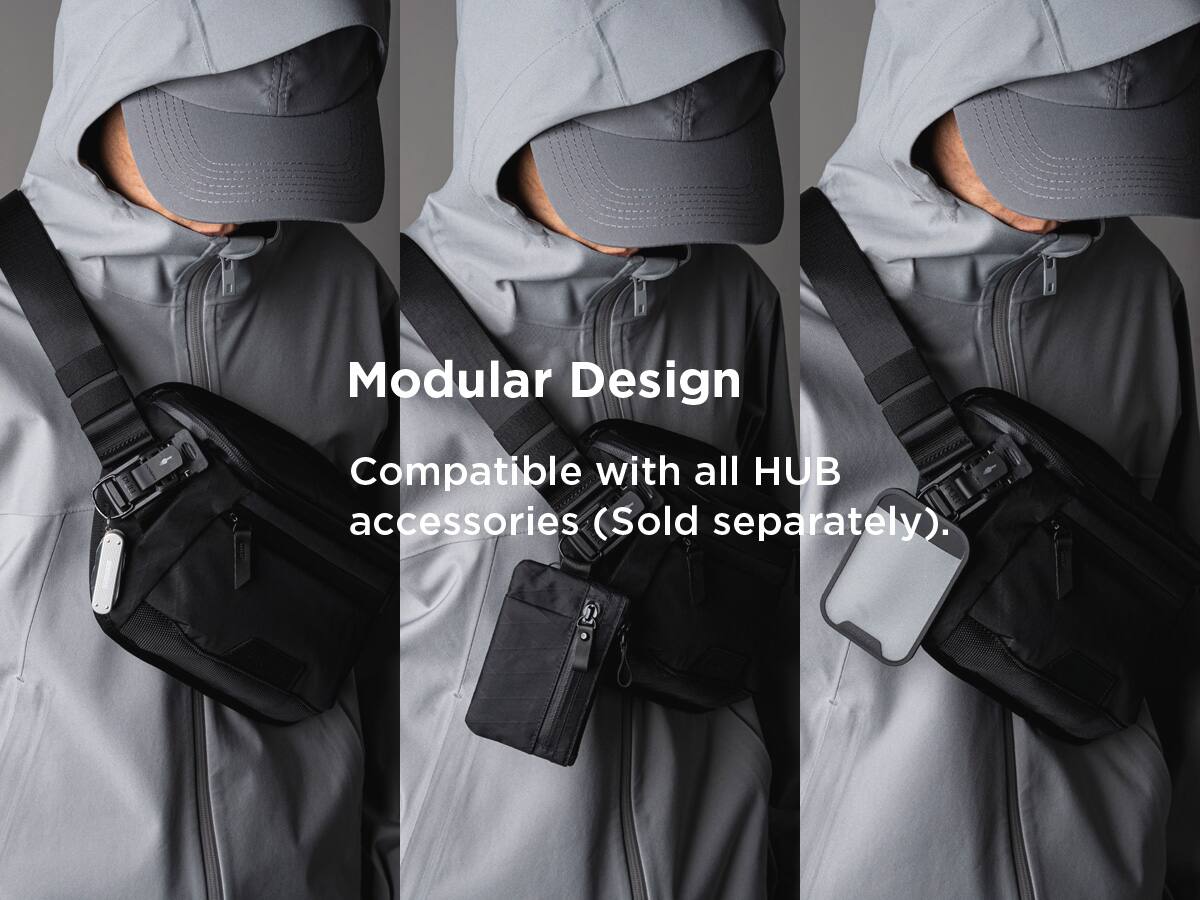 Modular Design  
Compatible with all HUB accessories (Sold separately).