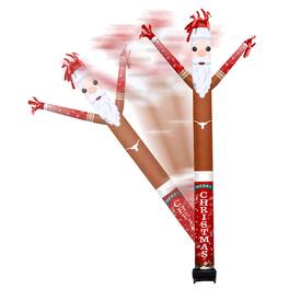 Sporticulture - Texas Longhorns Santa Claus Inflatable Crazy Sports Fan - Orange