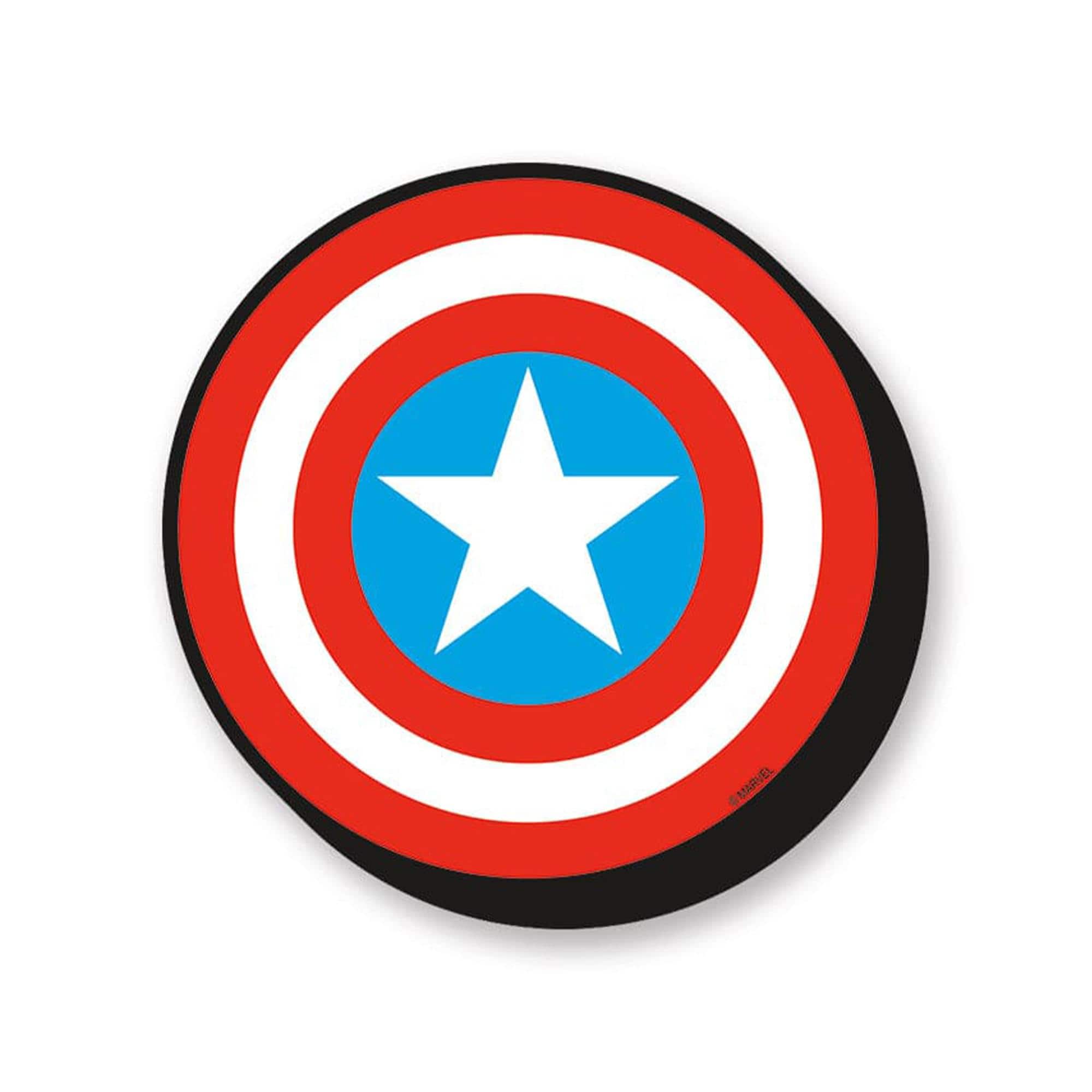 Marvel - Captain America Shield Funky Chunky Magnet - Multi-Colored