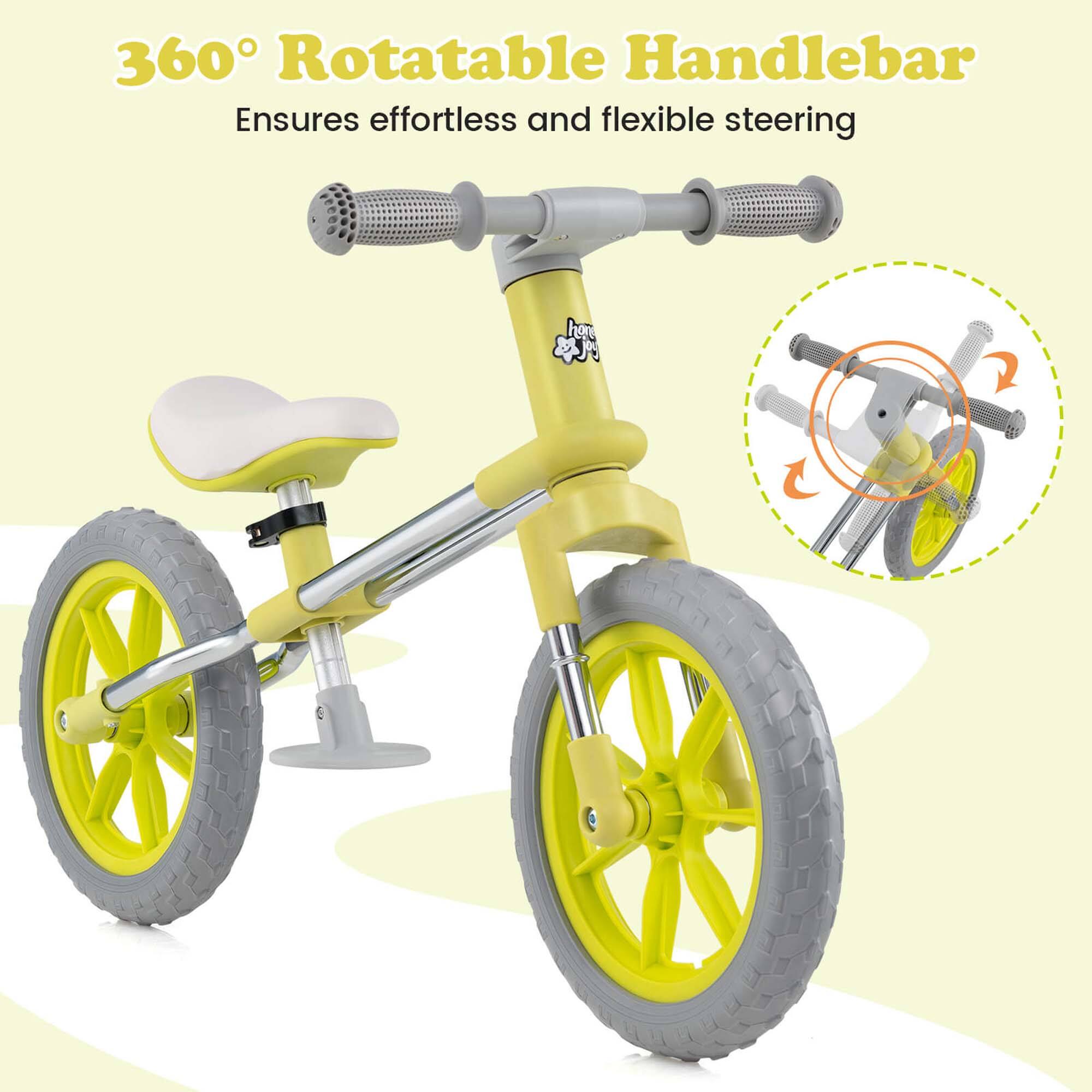 360° Rotatable Handlebar  
Ensures effortless and flexible steering