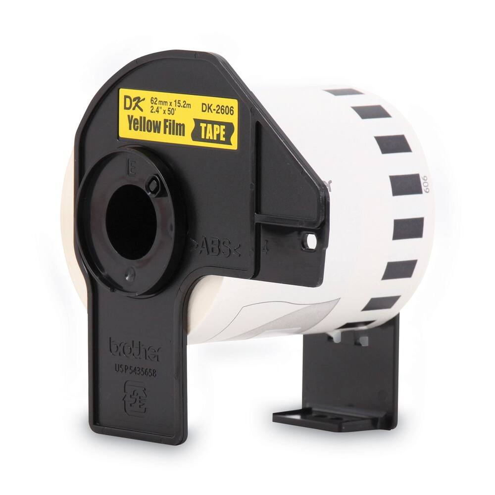 DK 62 mm E 15.2m 2.4" x 50 DK-2606 Yellow Film TAPE E 606 ABS 4 brother USP5435658