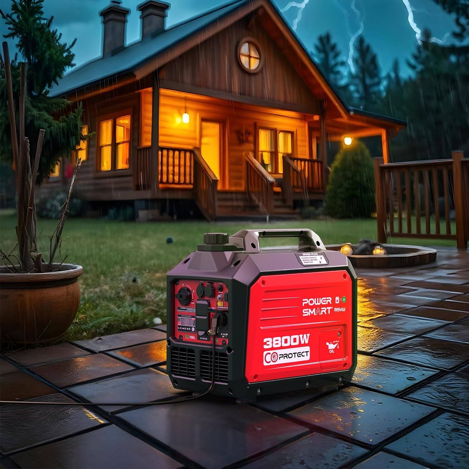 FUEL  
POWER B SMART 3800W OIL PROTECT