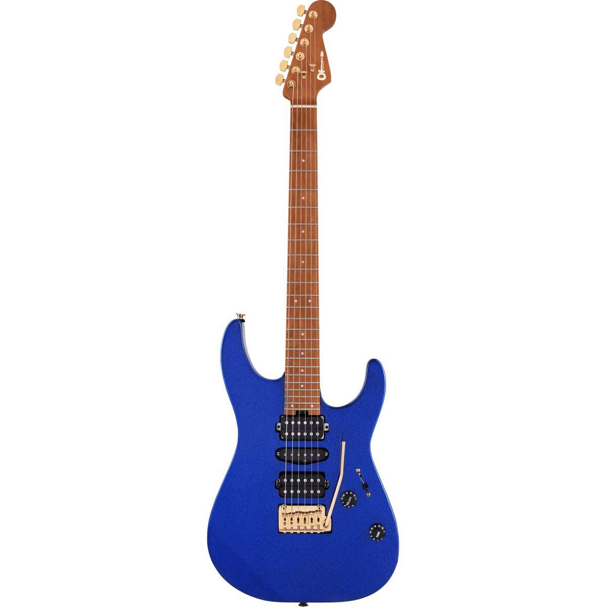 Charvel - Pro-Mod DK24 HSH 2PT CM Electric Guitar, Caramelized Maple Fingerboard, Mystic Blue