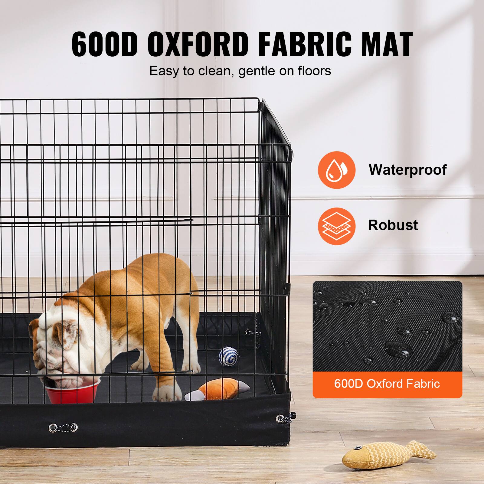 600D Oxford Fabric Mat

- Easy to clean
- Gentle on floors
- Waterproof
- Robust

600D Oxford Fabric