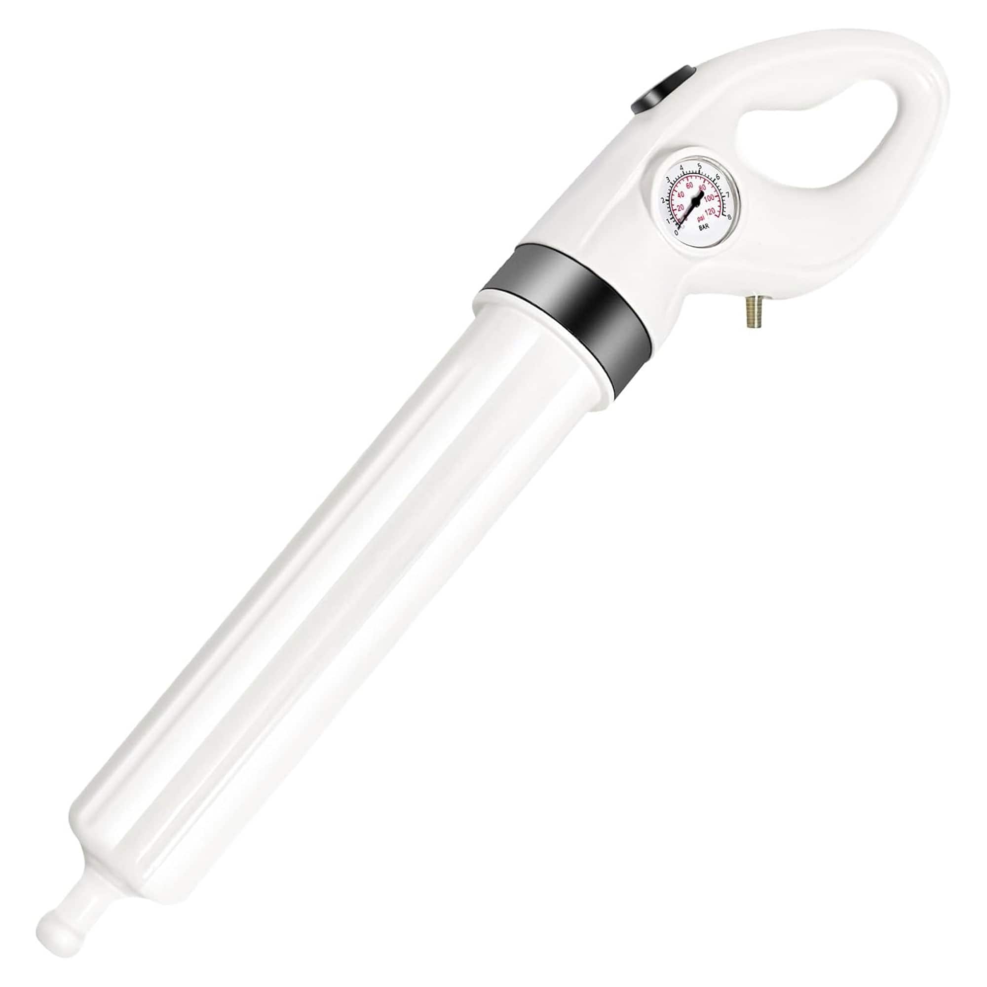 FEIYABDF - Bathroom Manual High Pressure Air Toilet Plunger for Unclogging Pipes - White price history on PriceWatchPro