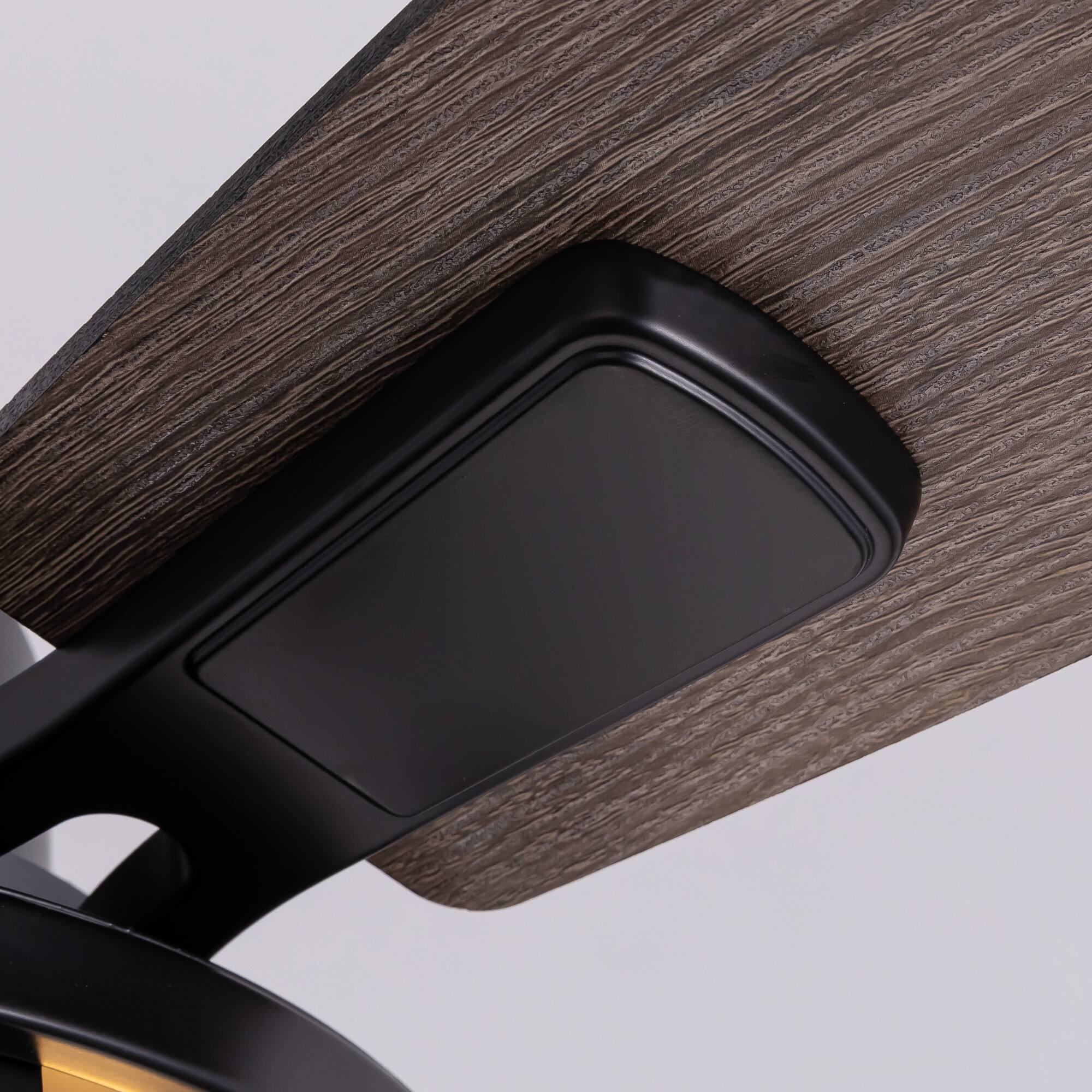 Alt View 8. Siljoy - 46" Ceiling Fans with Lights and Remote Control - Black.