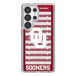 Keyscaper - NCAA - Oklahoma Sooners Field Galaxy Clear Case - S24 Ultra - Multicolor