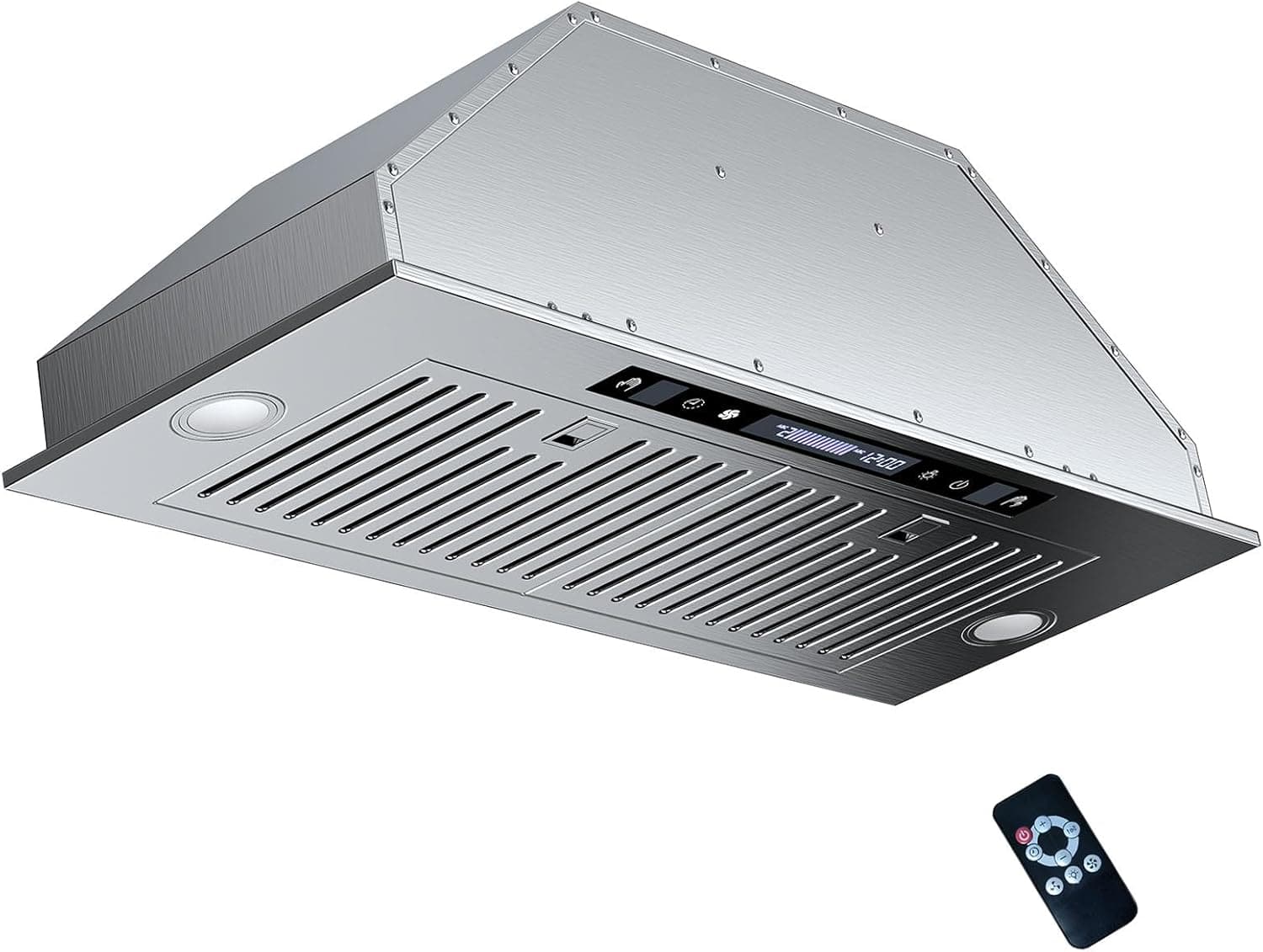 Circus Cirle - 35 inches - Recirculating - Range Hood Insert - Silver