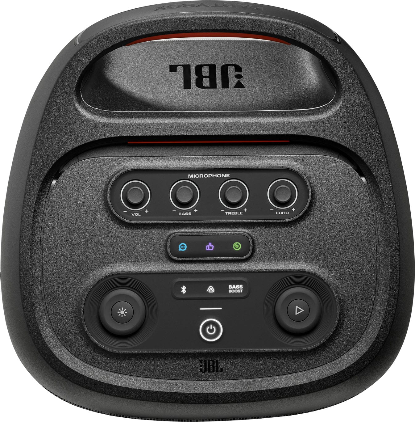 JBL
78C
MICROPHONE
VOL +
BABD +
TREBLE
ECHO
BASS BOOST
JBL