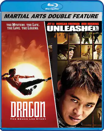 Front. Martial Arts Double Feature: Dragon: The Bruce Lee Story / Unleashed - BLU-RAY.