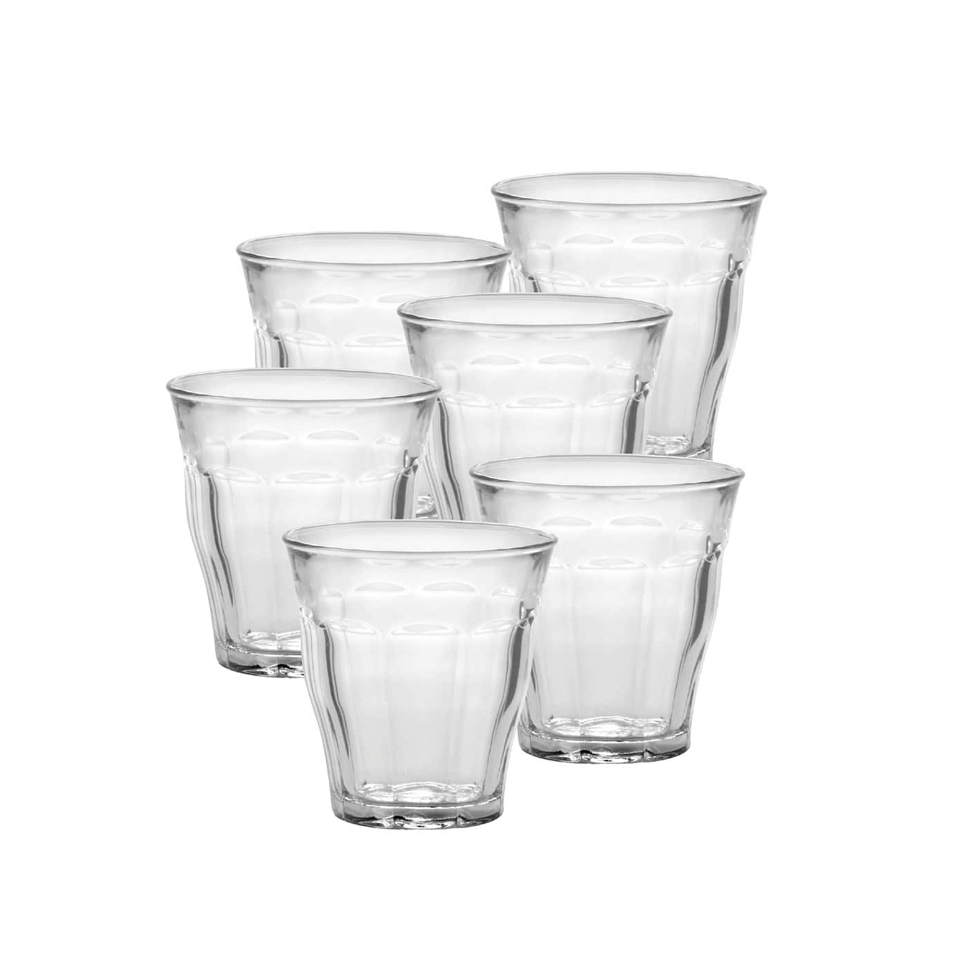 Duralex - Picardie Made In France Glass Tumbler, Set of 6, 5.75 ounce - Clear price history on PriceWatchPro