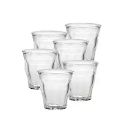 Duralex - Picardie Made In France Glass Tumbler, Set of 6, 5.75 ounce - Clear