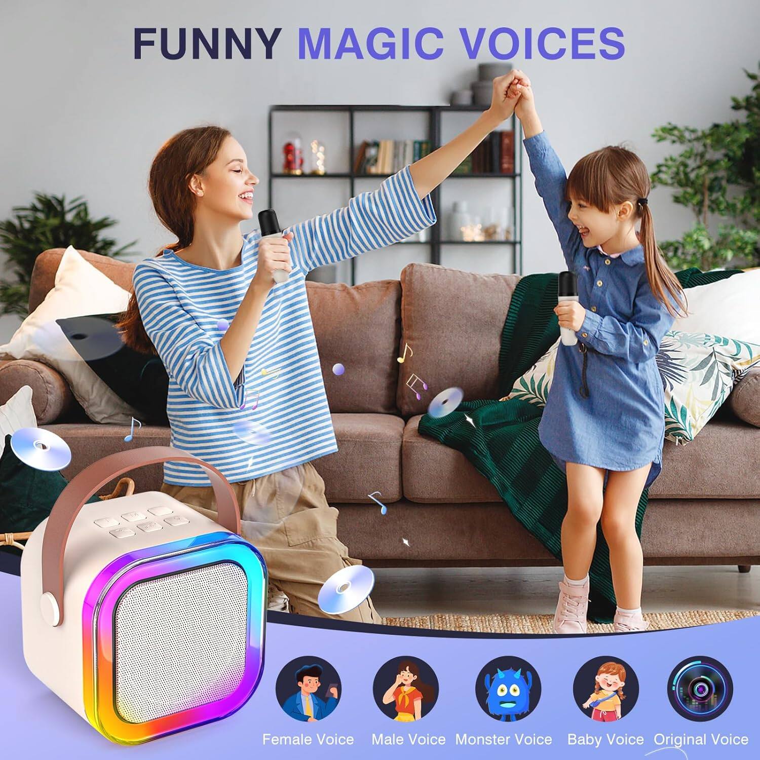 FUNNY MAGIC VOICES

Female Voice  
Male Voice  
Monster Voice  
Baby Voice  
Original Voice