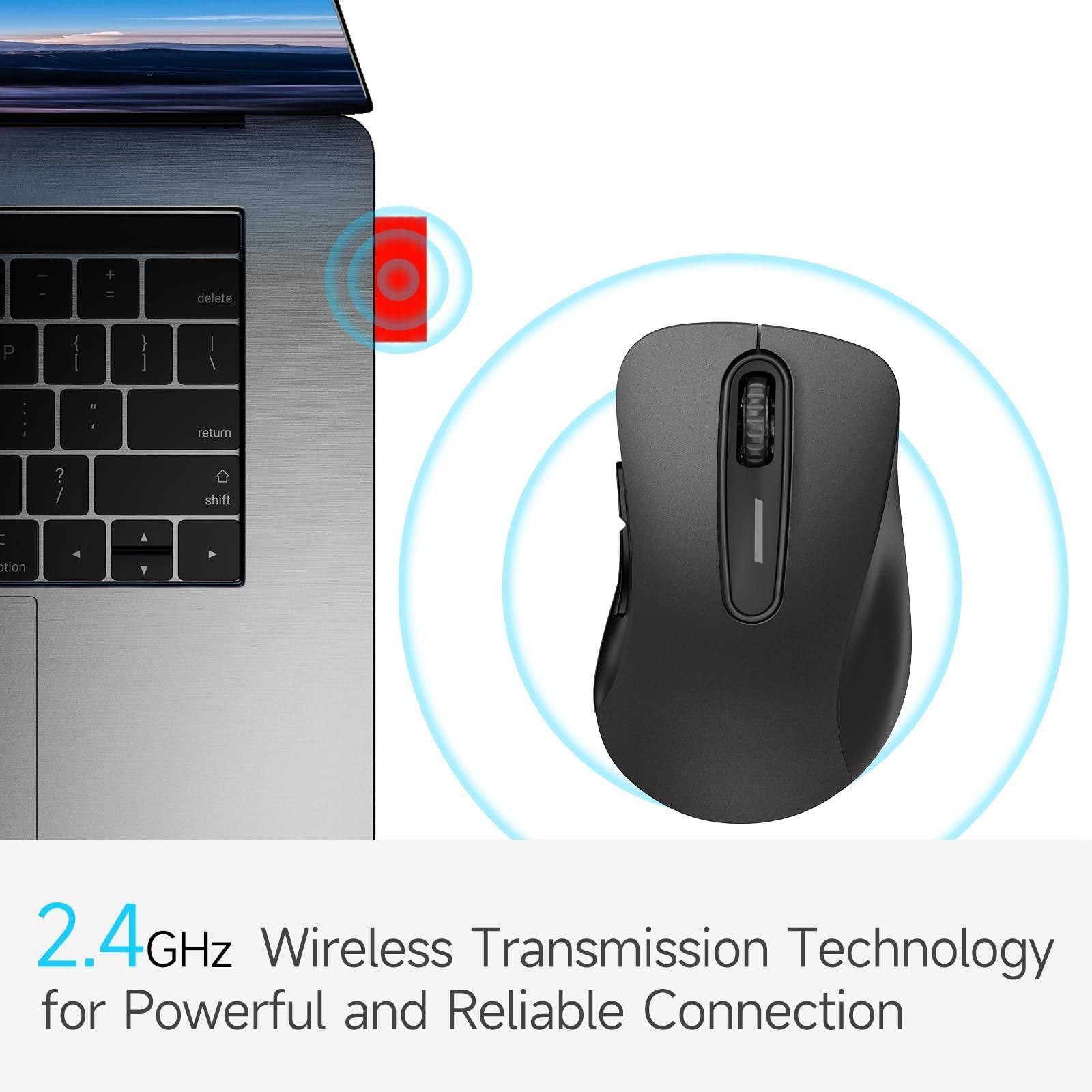 2.4GHz Wireless Transmission Technology for Powerful and Reliable Connection