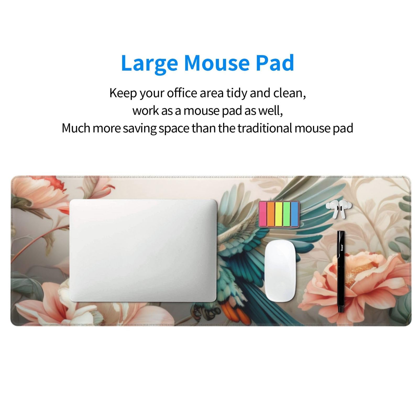 Large Mouse Pad

Keep your office area tidy and clean, work as a mouse pad as well, Much more saving space than the traditional mouse pad