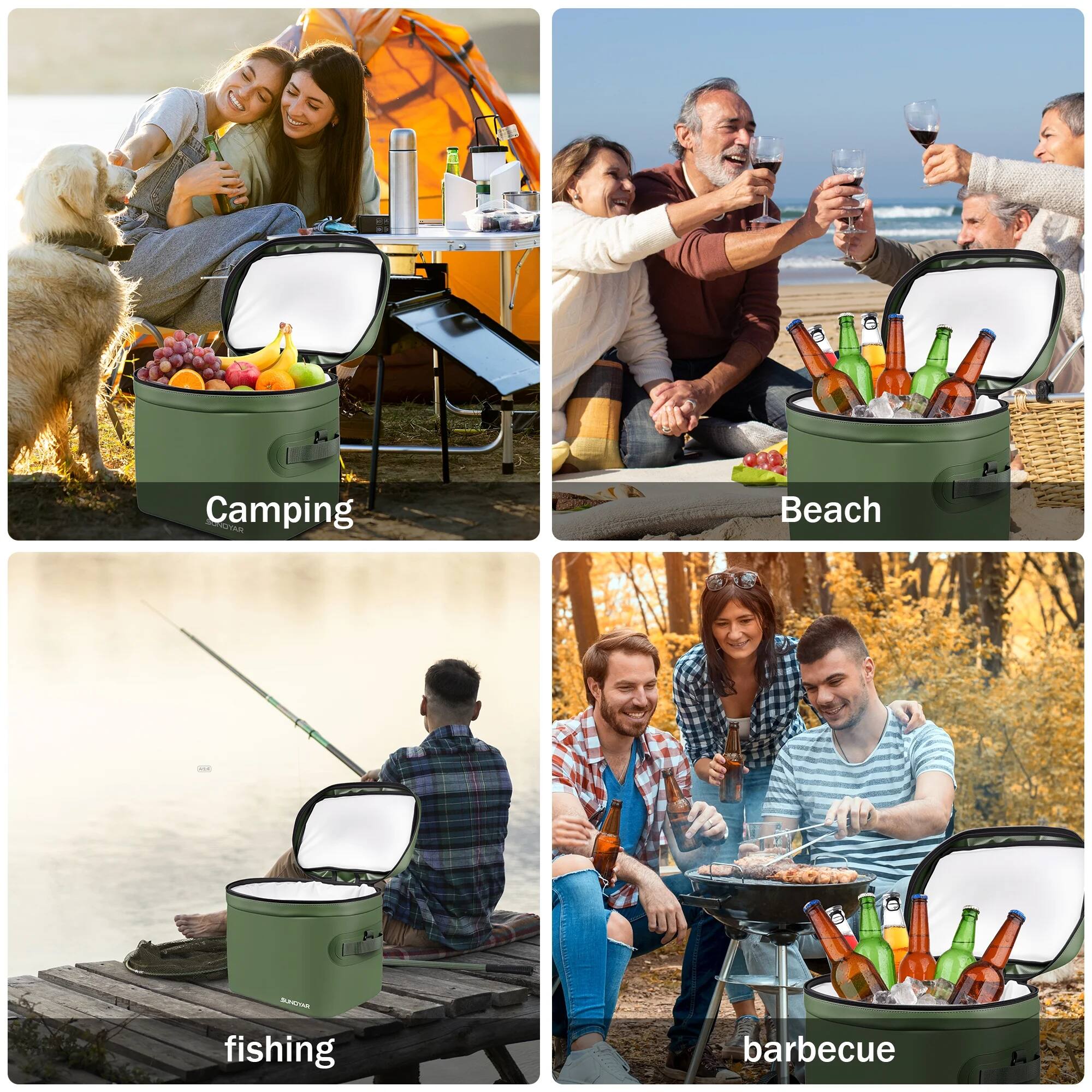 - Camping
- Beach
- Fishing
- Barbecue