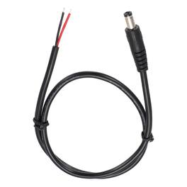 Unique Bargains - DC Power Pigtails Cable, 5.5x2.5mm Male to Bare Wire, for PC, Laptop, Toys, Cellphone, Electronic Devices - Black