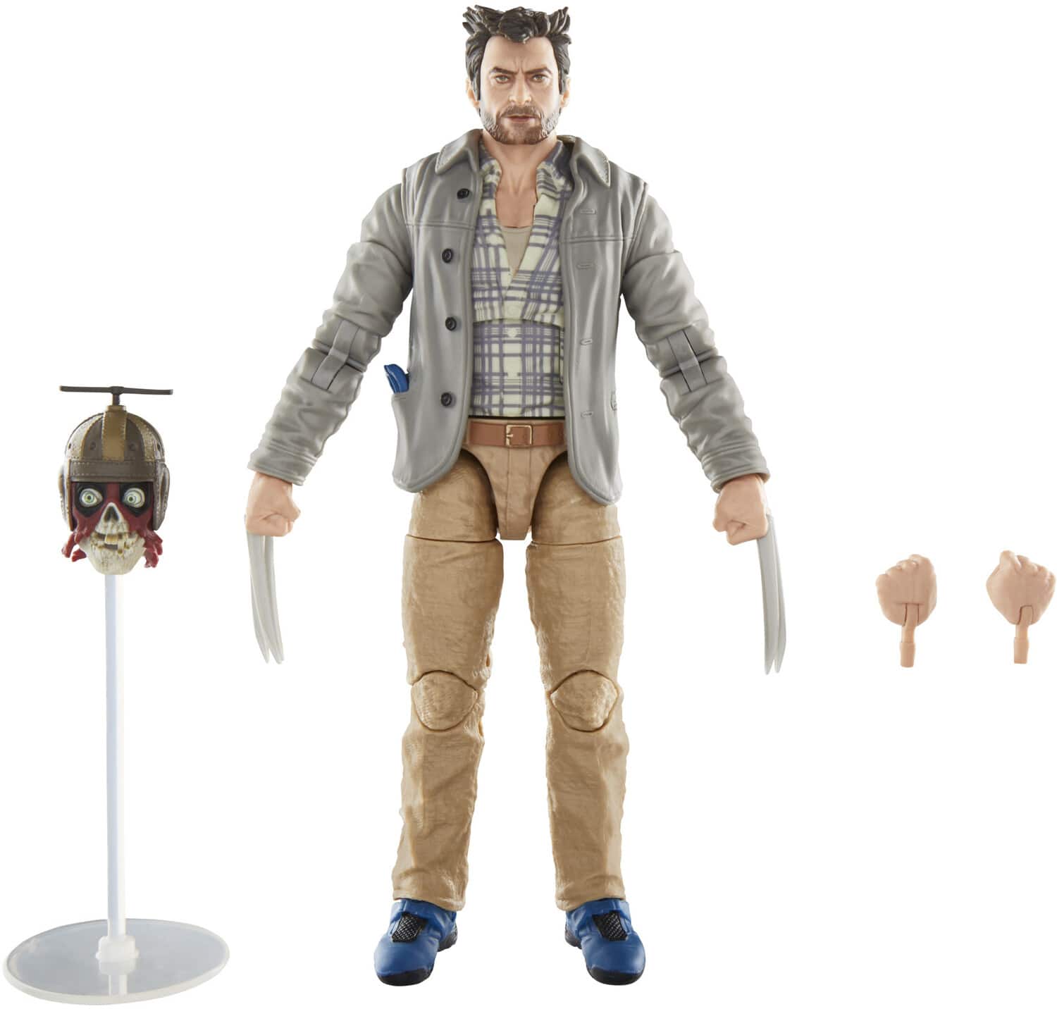 Hasbro - Collectibles - Deadpool & Wolverine - Marvel Legends - Headpool with Marvel’s Logan Action Figure - Multicolor