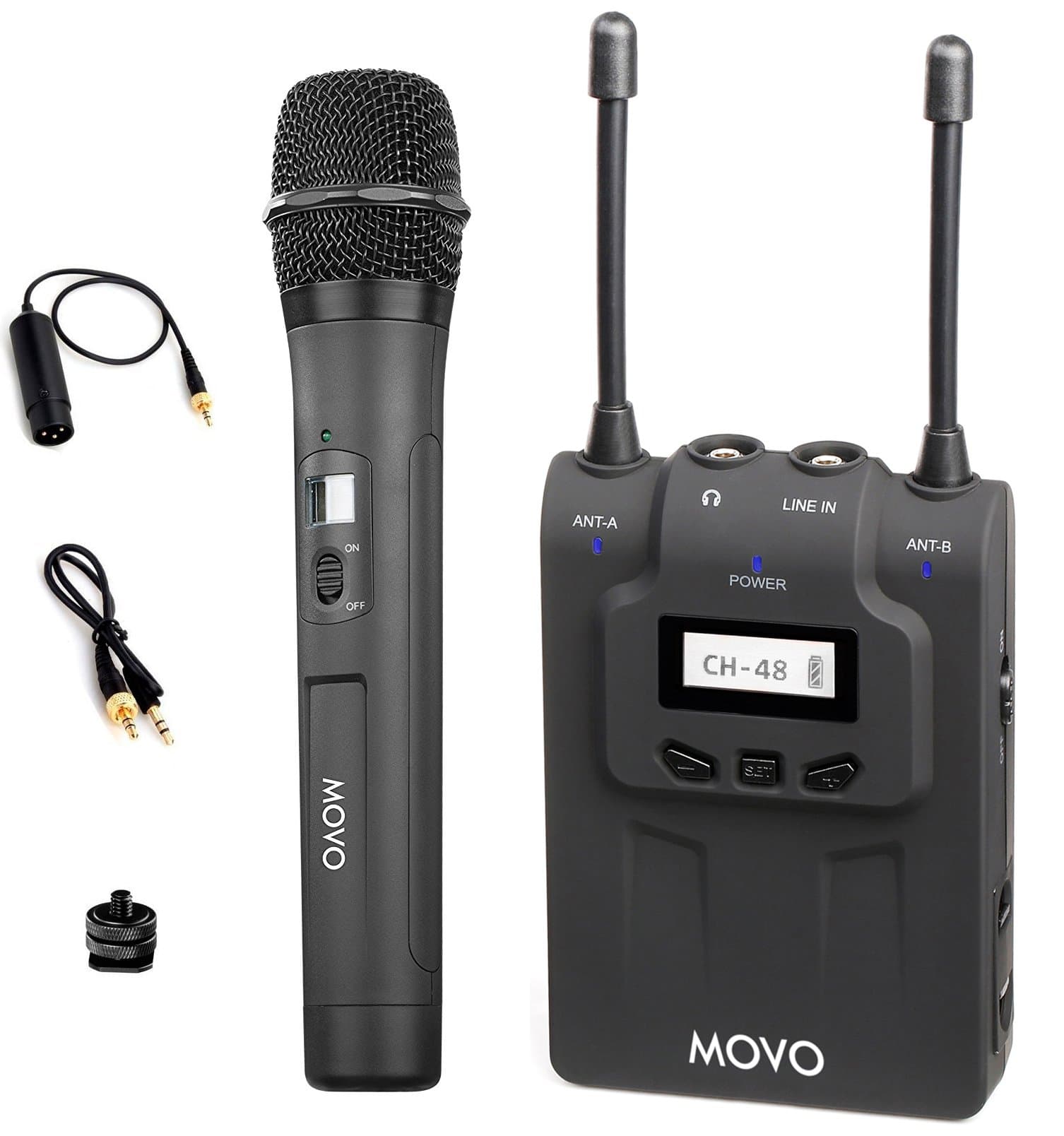 MOVO - WMIC80 UHF Wireless Handheld Microphone System