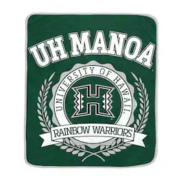 Pegasus - Hawaii Rainbow Warriors 50" x 60" University Crest Ultra Soft Blanket - Multicolor