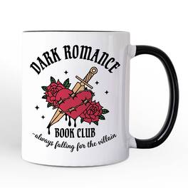 OrnamentallyYou - Dark Romance Book Club Mug, Vintage Gothic Romantasy Bookish Gift - White