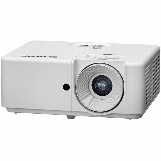 Sharp - XP-M401H-W DLP Projector - 16:9 - Floor Mountable, Ceiling Mountable, Portable - 1920 x 1080 - Front, Rear, Rear - Unknown